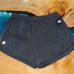 FitSt4 Gray Active Yoga Lounge Shorts